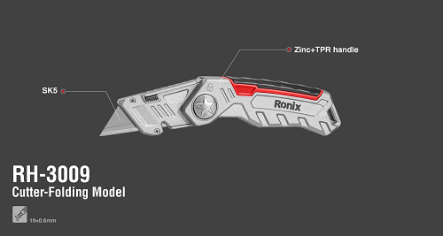 کاتر ذوزنقه ای تاشو FOLDINGرونیکس مدل RH-3009