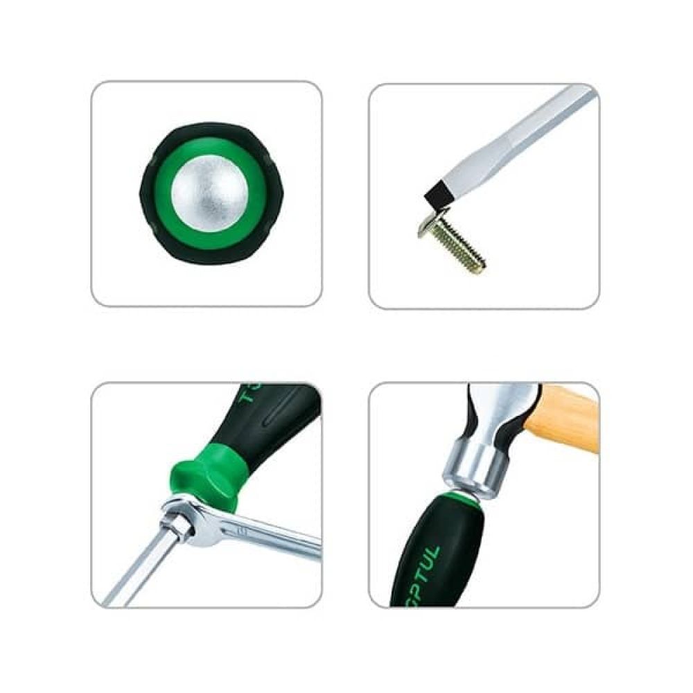 ست پیچ گوشتی ضربه خور 6 عددی آچار خور تاپ تول مدل GFE-0602 - Image 3