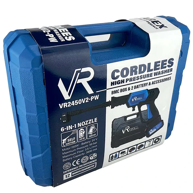 کارواش شارژی 20ولت 50بار ویوارکس مدل VR2450V2-PW - Image 2