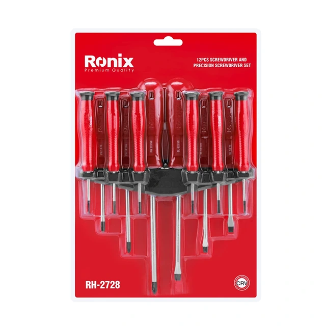 ست 12 عددی ترکیبی پیچ گوشتی رونیکس مدل RH-2728
