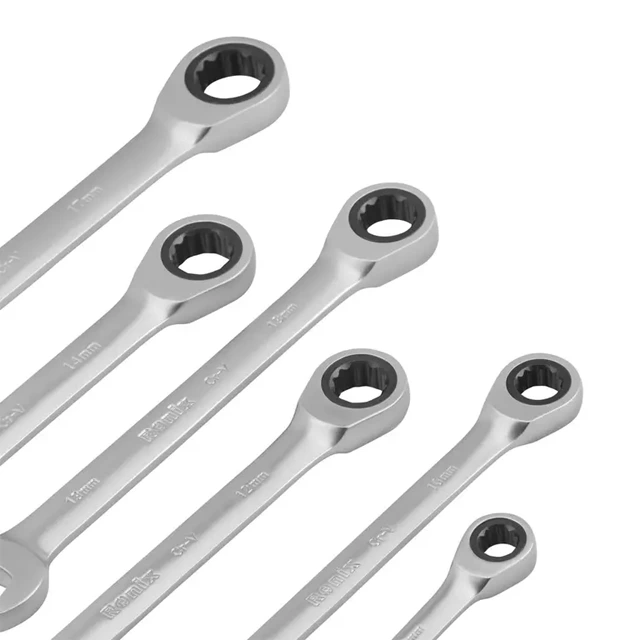 ست آچار جغجغه ۶ عددی دسته ثابت ronix RH-2173