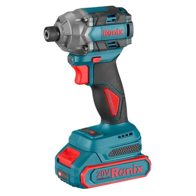 پیچ گوشتی شارژی براش لس 20 ولت رونیکس مدل 8671