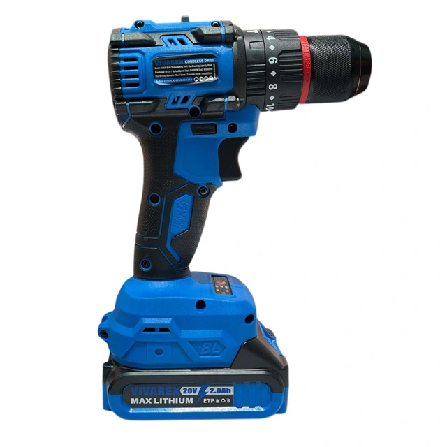 دریل شارژی 20 ولت براشلس ویوارکس VR2010-BLX