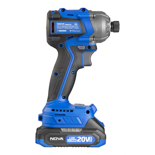 بکس شارژی 20 ولت براشلس 350نیوتن متر ضربه ای3سرعته نووا مدل 5531
