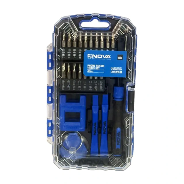 ست تعمیر موبایلی 43 پارچه نووا 1338